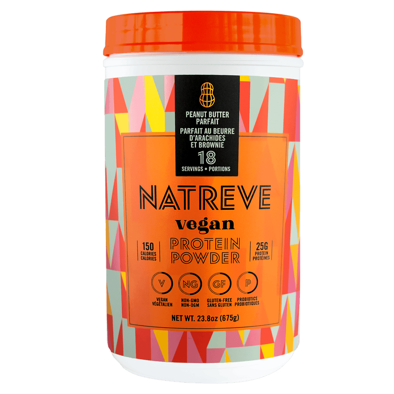 Natreve Vegan Protein Powder Peanut Butter Parfait 675 g