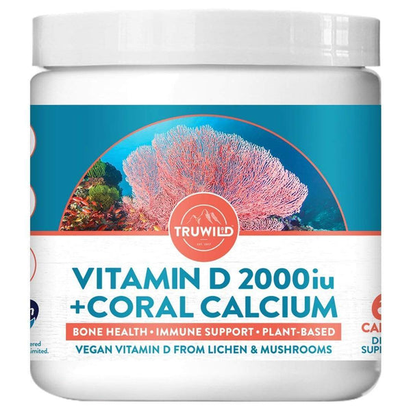 Truwild Vegan Vitamin D3 2000 iu 60 Capsules