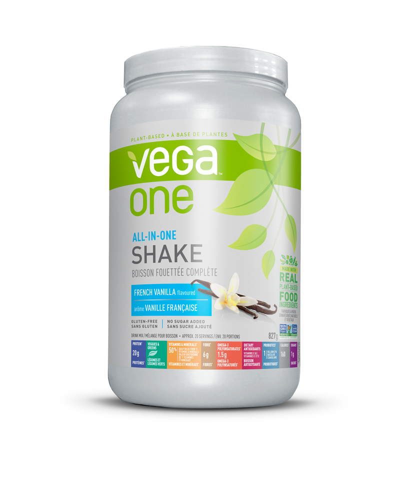 Vega, All-in-One Shake, French Vanilla, Large (827g)