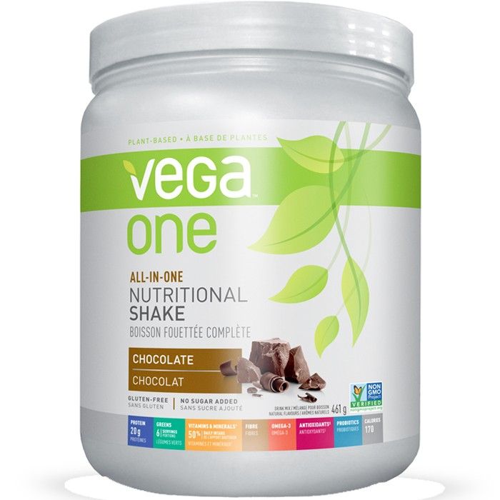 Vega, All-in-One Shake, Chocolate, Small (461g)