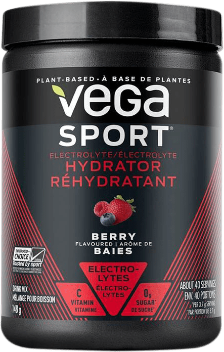 Vega Sport, 전해질 하이드레이터, 베리, 148g