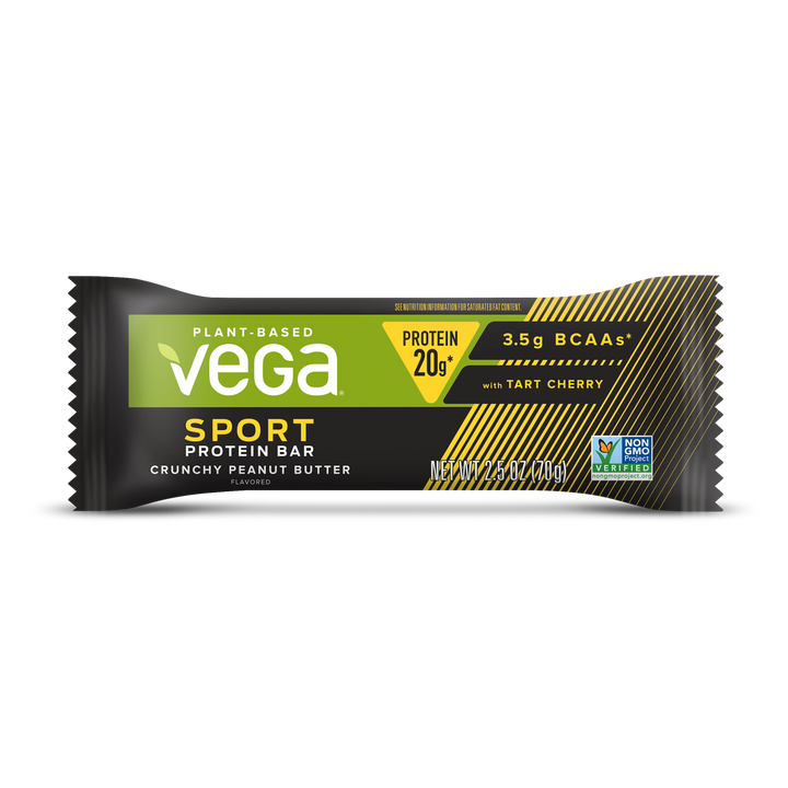 Vega, Sport Protein Bar, Crunchy Peanut Butter, Box of 12