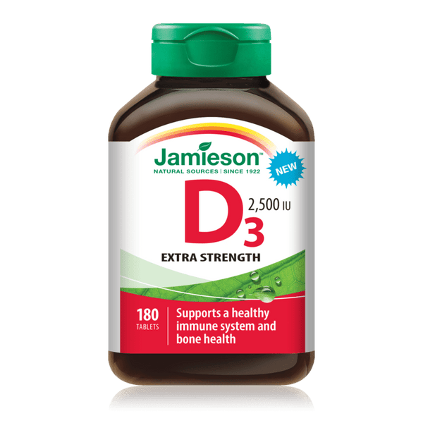 Jamieson 비타민 D3 - 2,500 IU 추가 효능