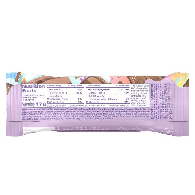 Alani Nu Fit Snacks 단백질 바 - 초콜릿 케이크