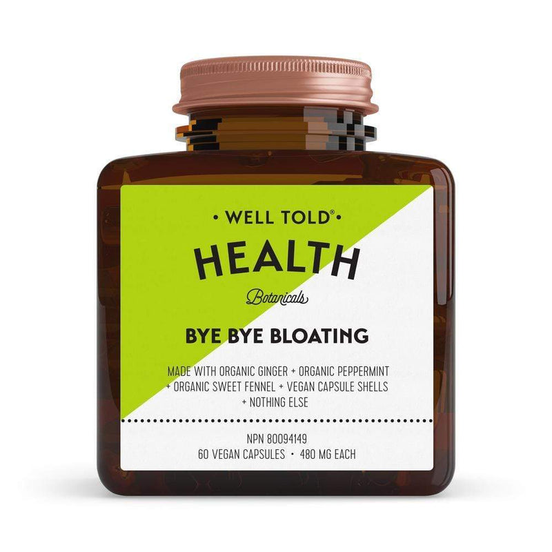 Well Told Health Bye Bye Bloating 480 mg 60 V-Caps