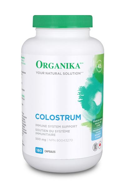 Organika COLOSTRUM (Bovine) 500MG 180 Capsules