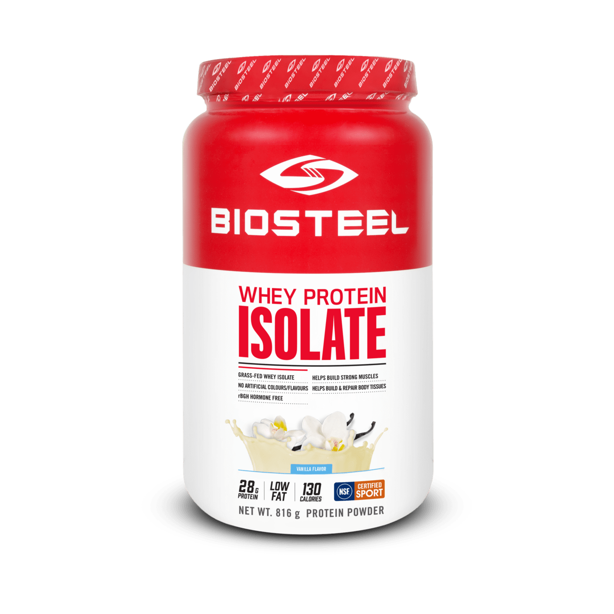 Biosteel, Whey Protein Isolate, Vanilla, 816g