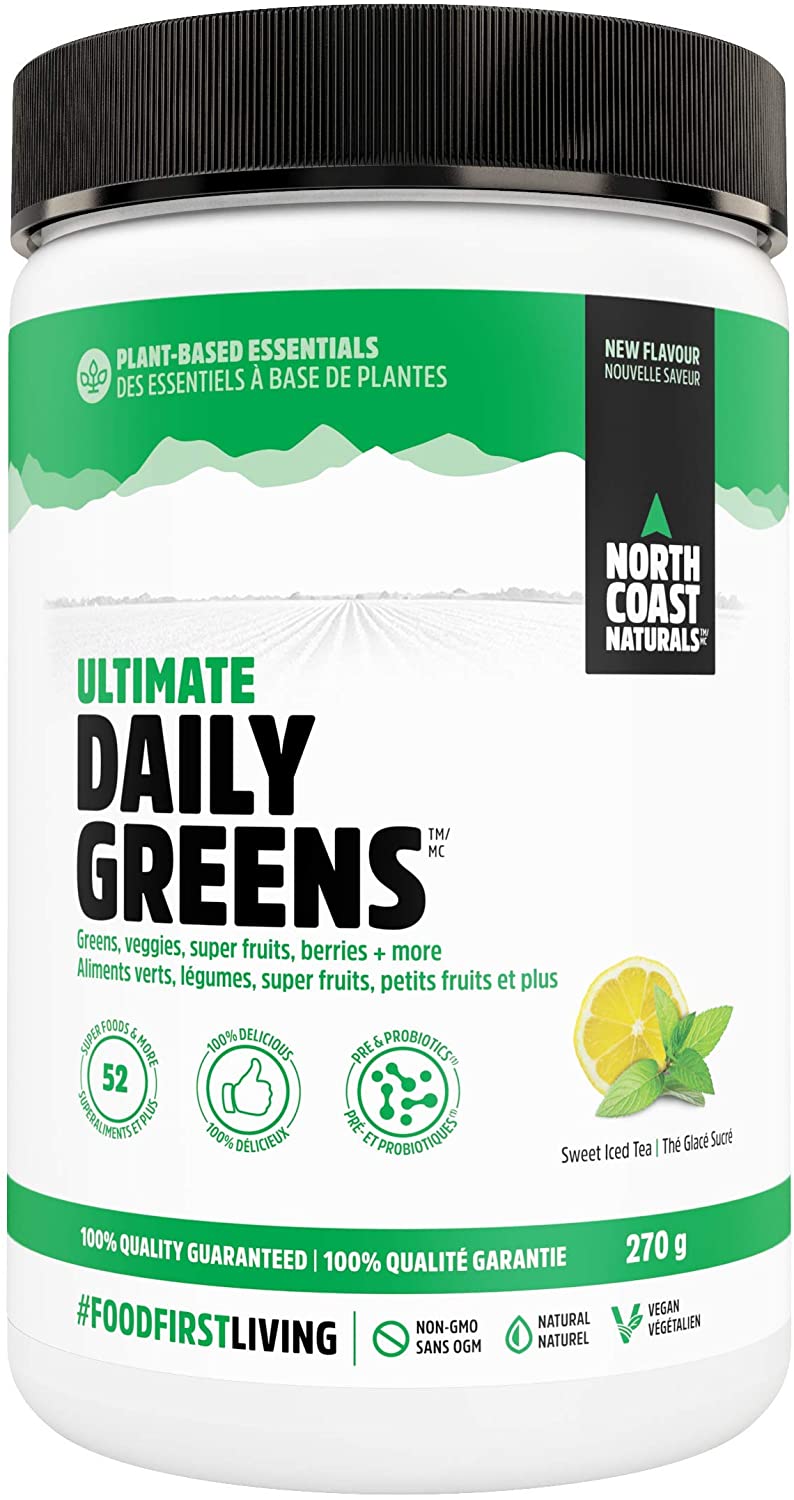 North Coast Naturals Ultimate Daily Greens Sweet Iced Tea 270 g