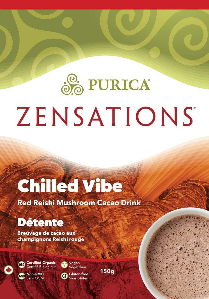 Purica Zensations Chilled Vibe Red Reishi Mushroom Cacao Drink 150 g