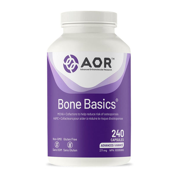 AOR, Bone Basics, 271mg, 240 Capsules