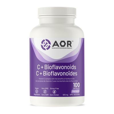 AOR, C + 바이오플라보노이드, 925mg, 100 캡슐