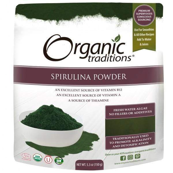 Organic Traditions Spirulina Powder