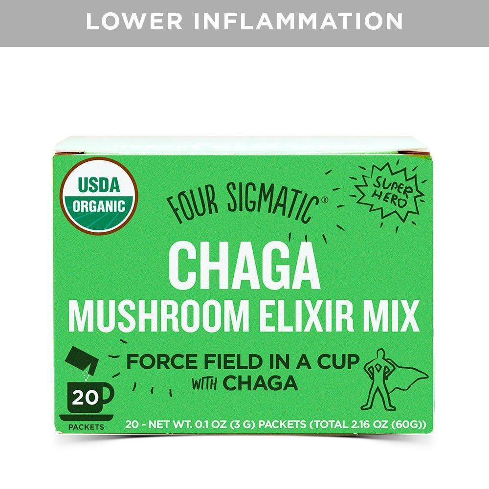 Four Sigmatic Chaga Mushroom Elixir Mix 20 x 3 g Packets
