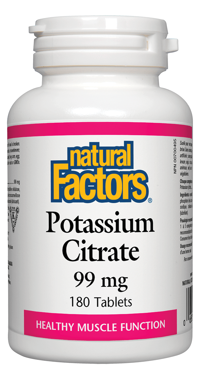 Natural Factors Potassium Citrate 99 mg