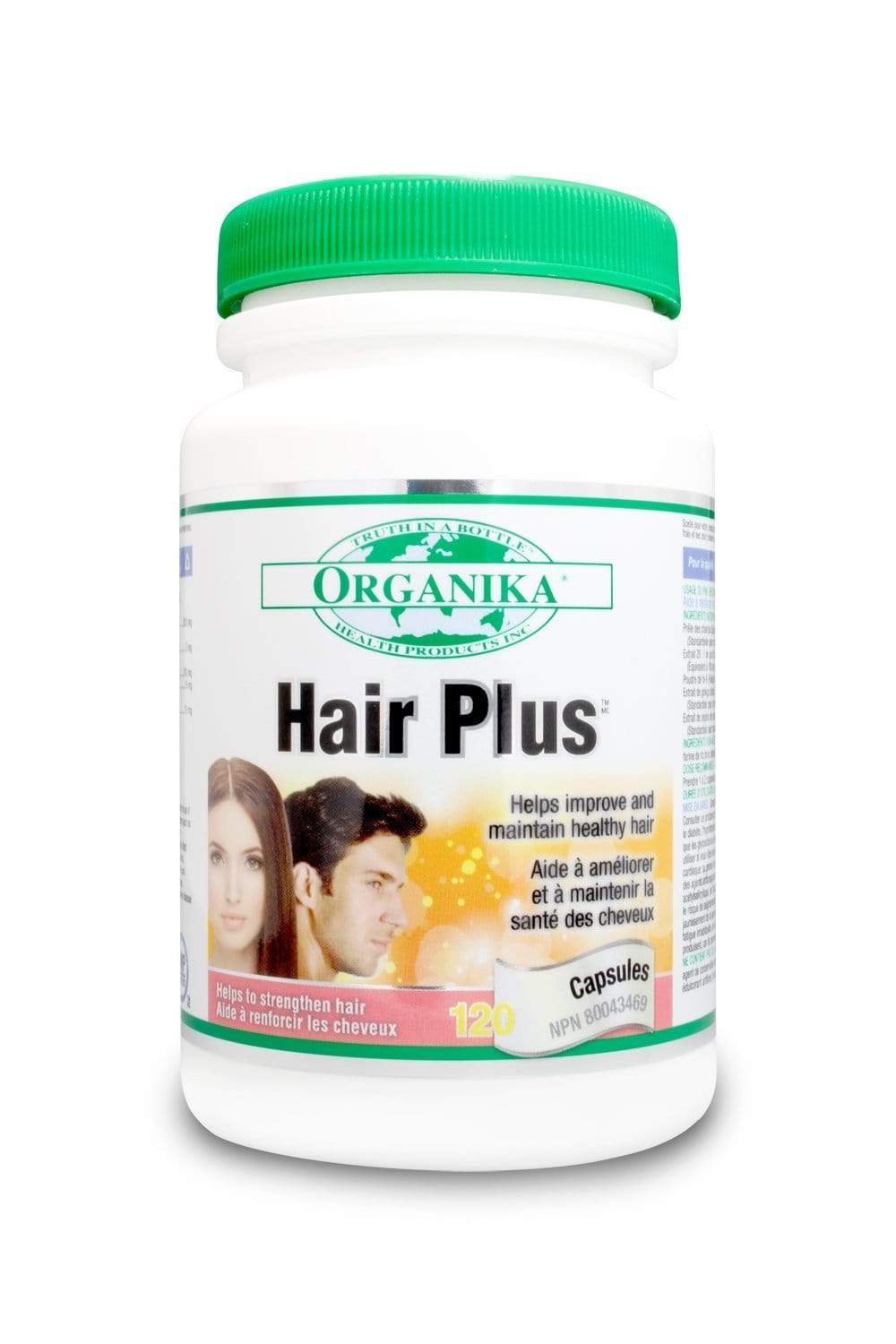 Organika HAIR PLUS 480MG 120 Capsules