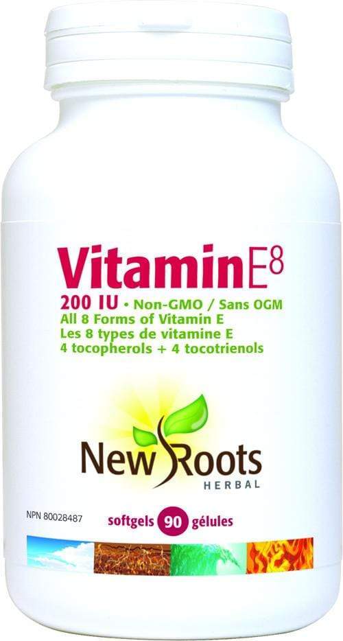 New Roots VITAMIN E8 200 I.U. NON GMO