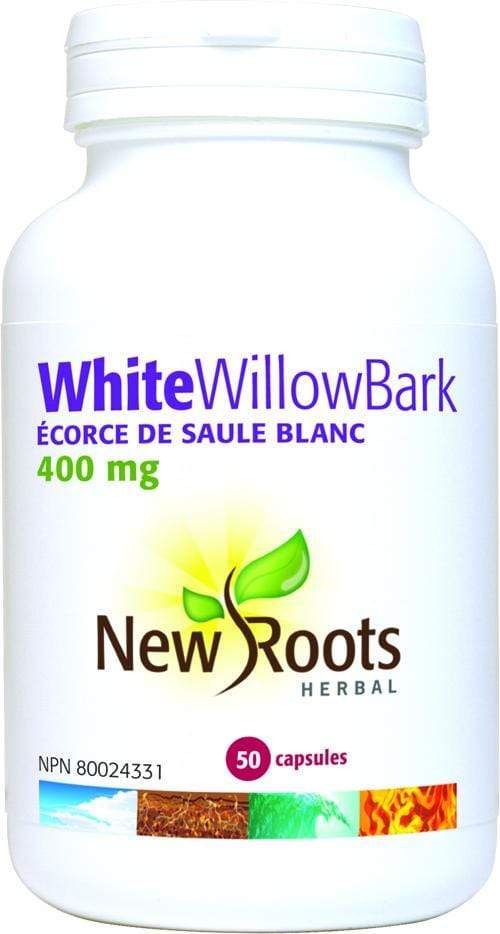 New Roots WHITE WILLOW BARK 400MG