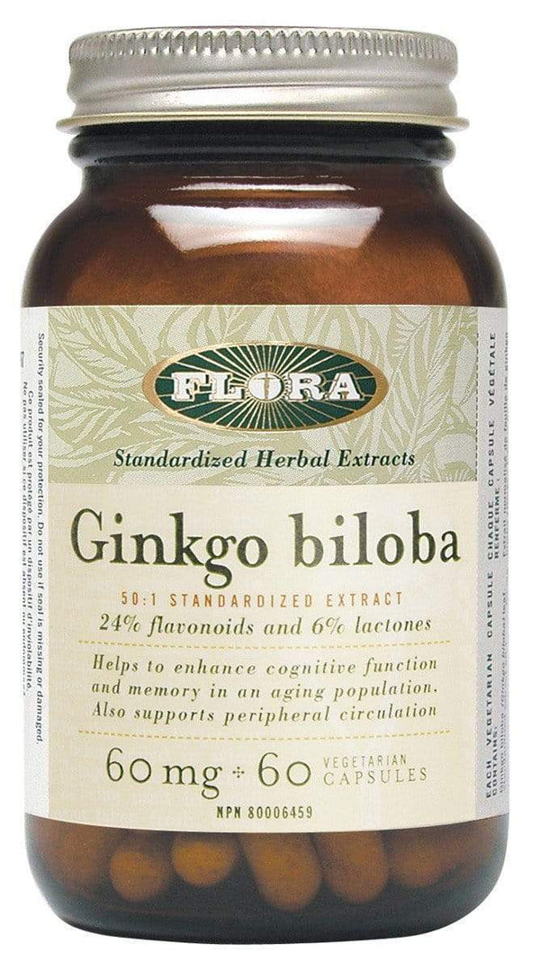 Flora Ginko Biloba 60 Capsules