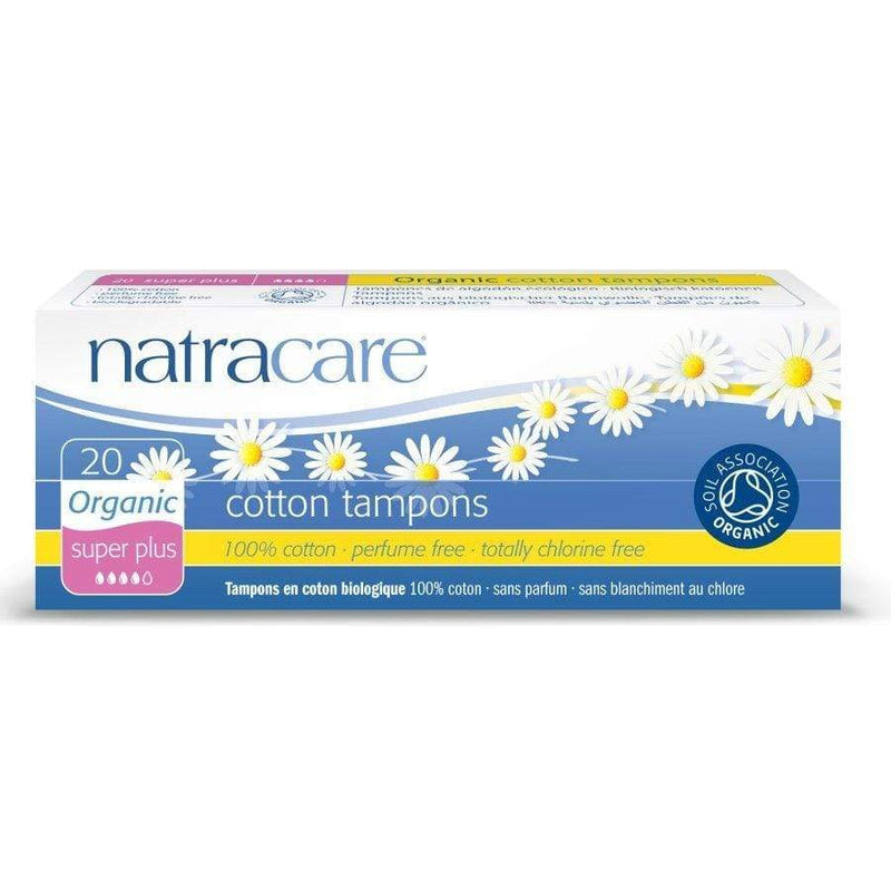 Natracare Organic 20 Super Plus Cotton Tampons