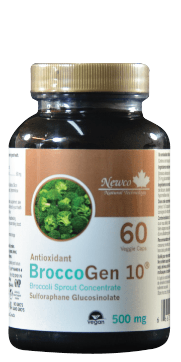 Newco BroccoGen 10 Sulforaphane Glucosinolate 500 mg 60 Capsules