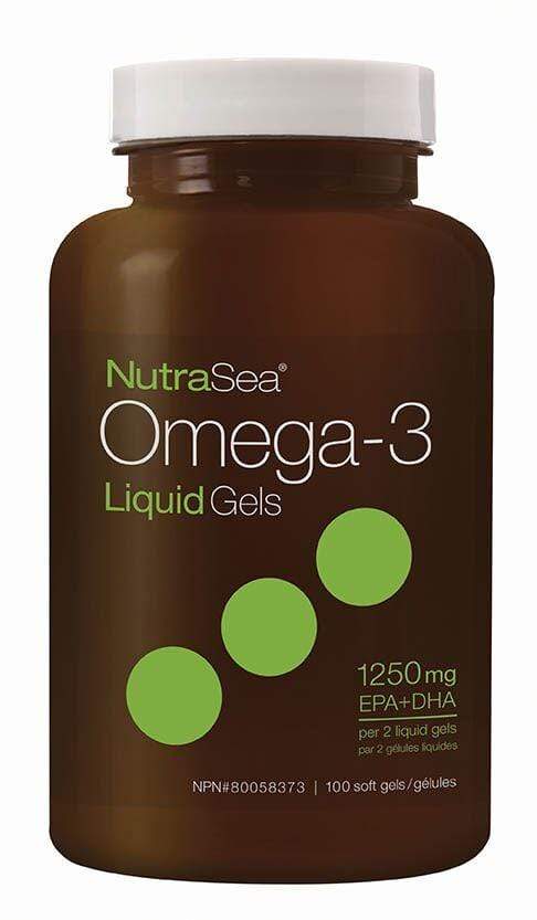 NutraSea Omega-3 Liquid Gels (100 Softgels)
