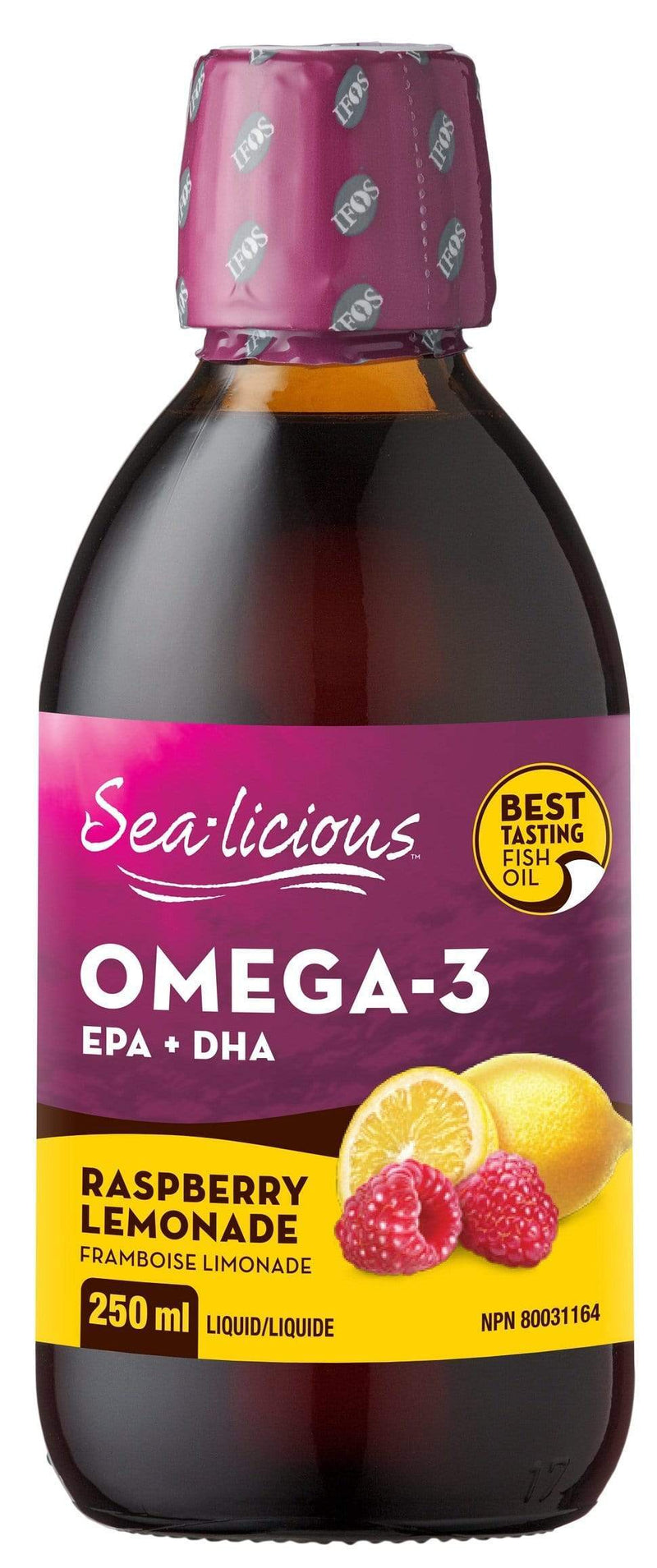 Karlene's Sea-licious Omega-3 with EPA + DHA - Raspberry Lemonade
