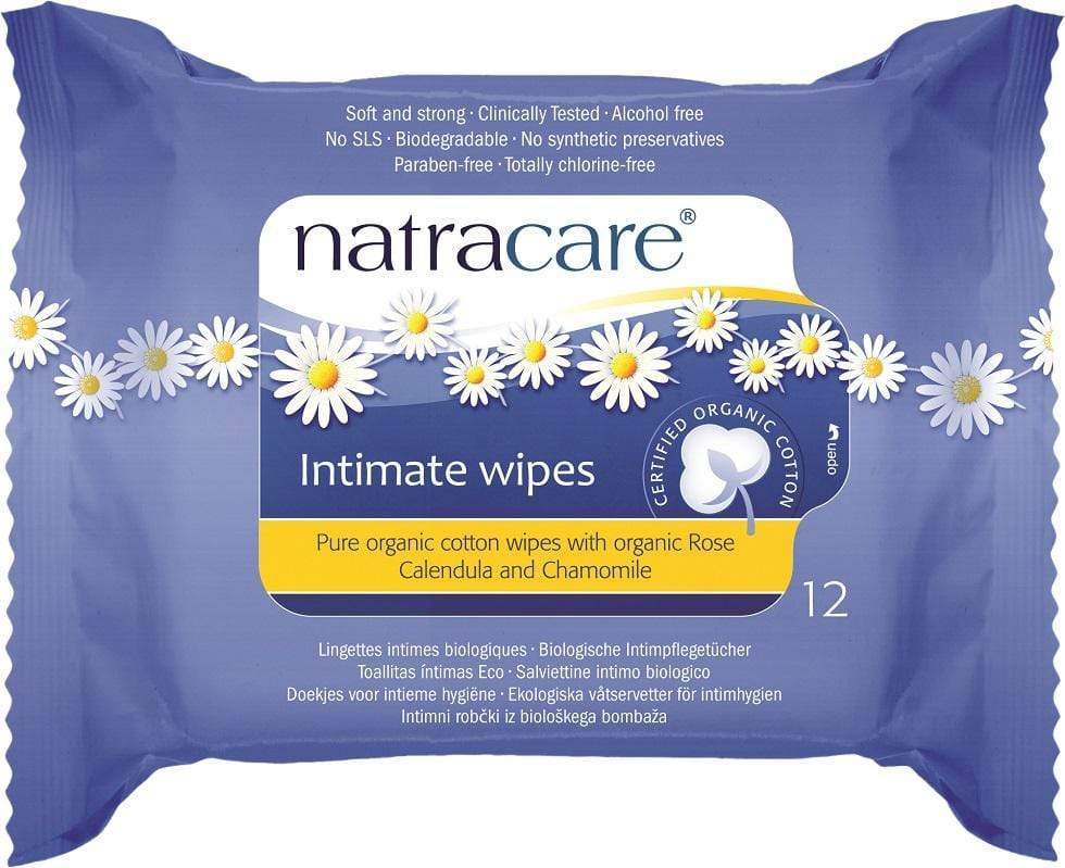 Natracare Organic Cotton Intimate Wipes