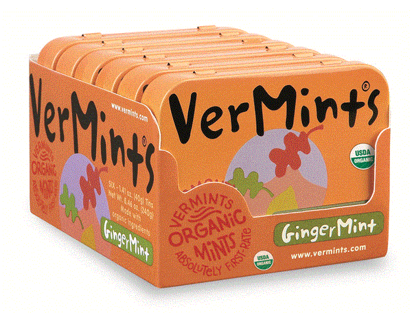 VerMints Organic Mints - Ginger
