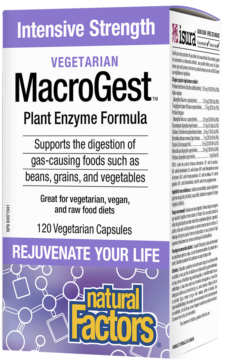 Natural Factors Vegetarian MacroGest Intensive Strength At Healtha.ca