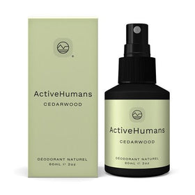 Active Human, Natural Deodorant, Cedarwood, 60mL