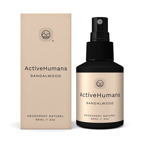 Active Human, Natural Deodorant, Sandalwood, 60mL