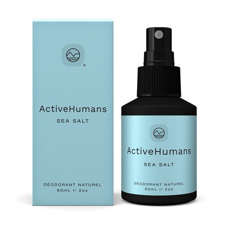 Active Human, Natural Deodorant, Sea Salt, 60mL
