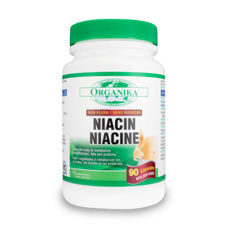 Organika B-3 (Niacin) NON-FLUSH 500MG 90 Capsules