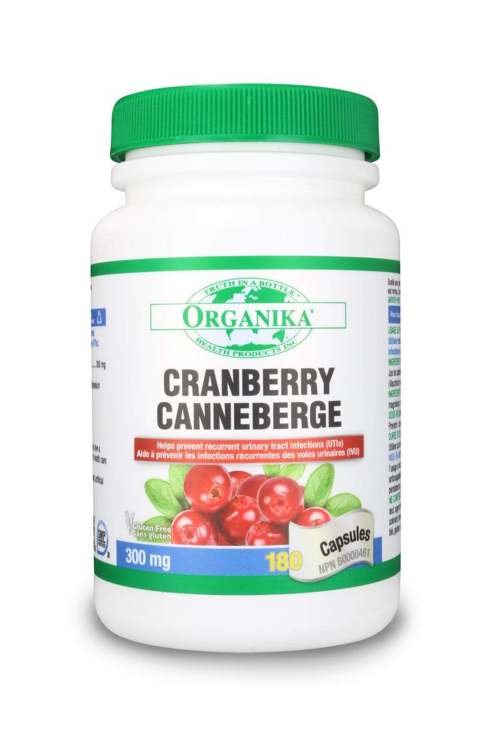 Organika CRANBERRY EXTRACT 300MG 180 Capsules
