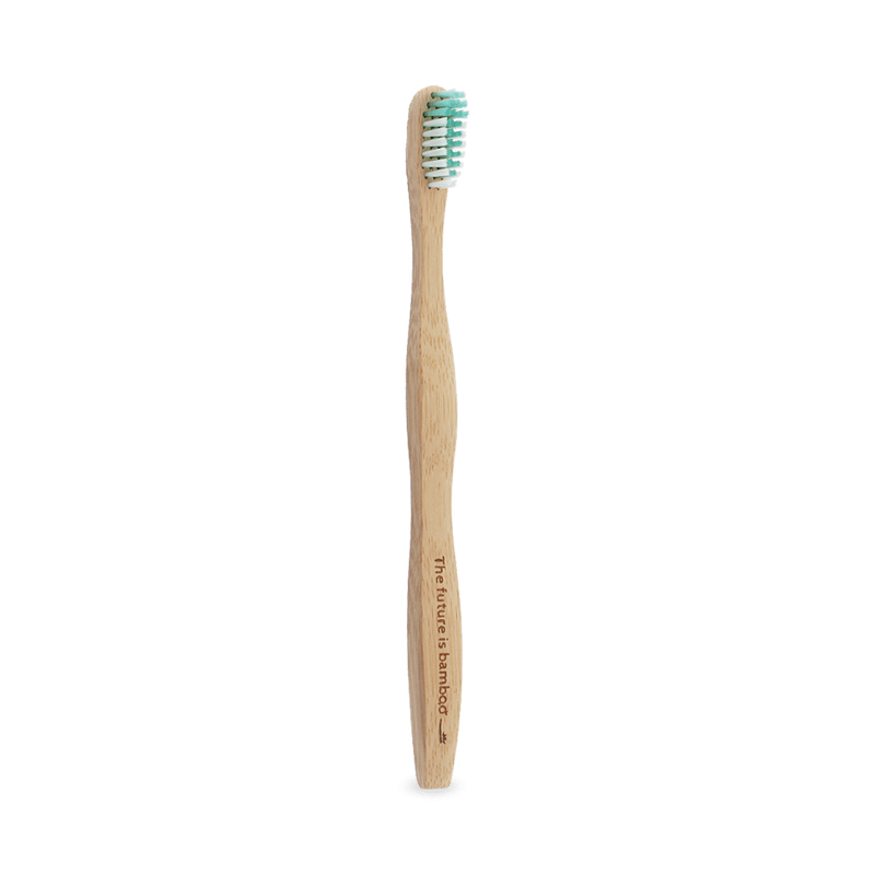 The Future Is Bamboo Adult Soft Bristle Tooth Brush Green