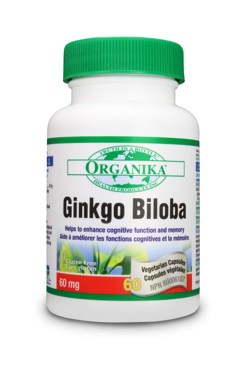 Organika GINKGO BILOBA EXTRACT 60MG 60 Capsules