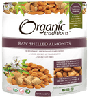 التقاليد العضوية اللوز المقشر الخام