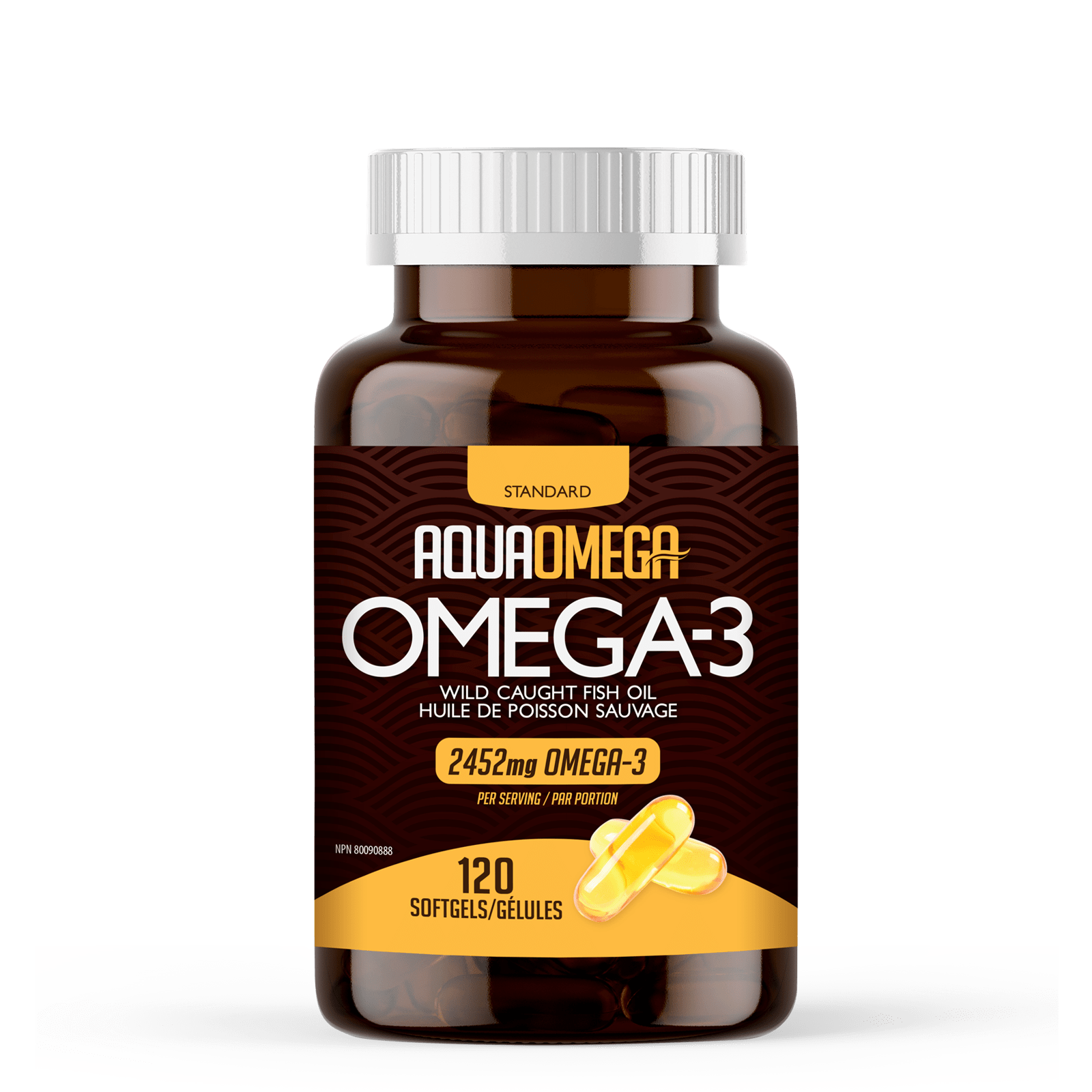 AquaOmega Standard Omega-3 2452 mg Softgels