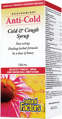 Natural Factors Echinamide Cold & Cough Syrup 150mL