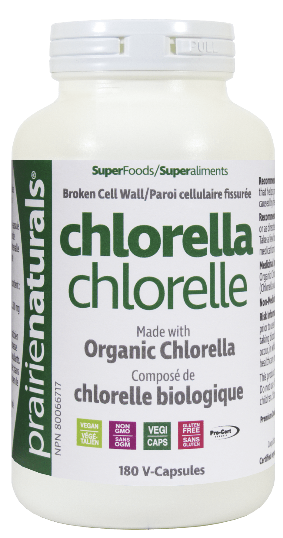 Prairie Naturals SuperFoods Broken Cell Wall Organic Chlorella