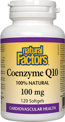 Natural Factors Coenzyme Q10 100 mg 120 Softgels