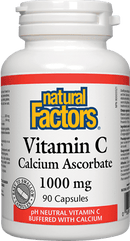 Natural Factors Vitamin C - Calcium Ascorbate 1000 mg 180 Capsules