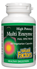ناتشورال فاكتورز، متعدد الإنزيمات، كامل الطيف، 60 كبسولة