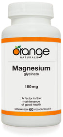 أورانج ناتشورالز جليسينات المغنيسيوم 180 ملغ