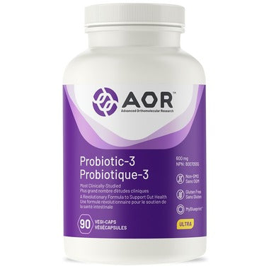 AOR, Probiotic-3, 90 Capsules