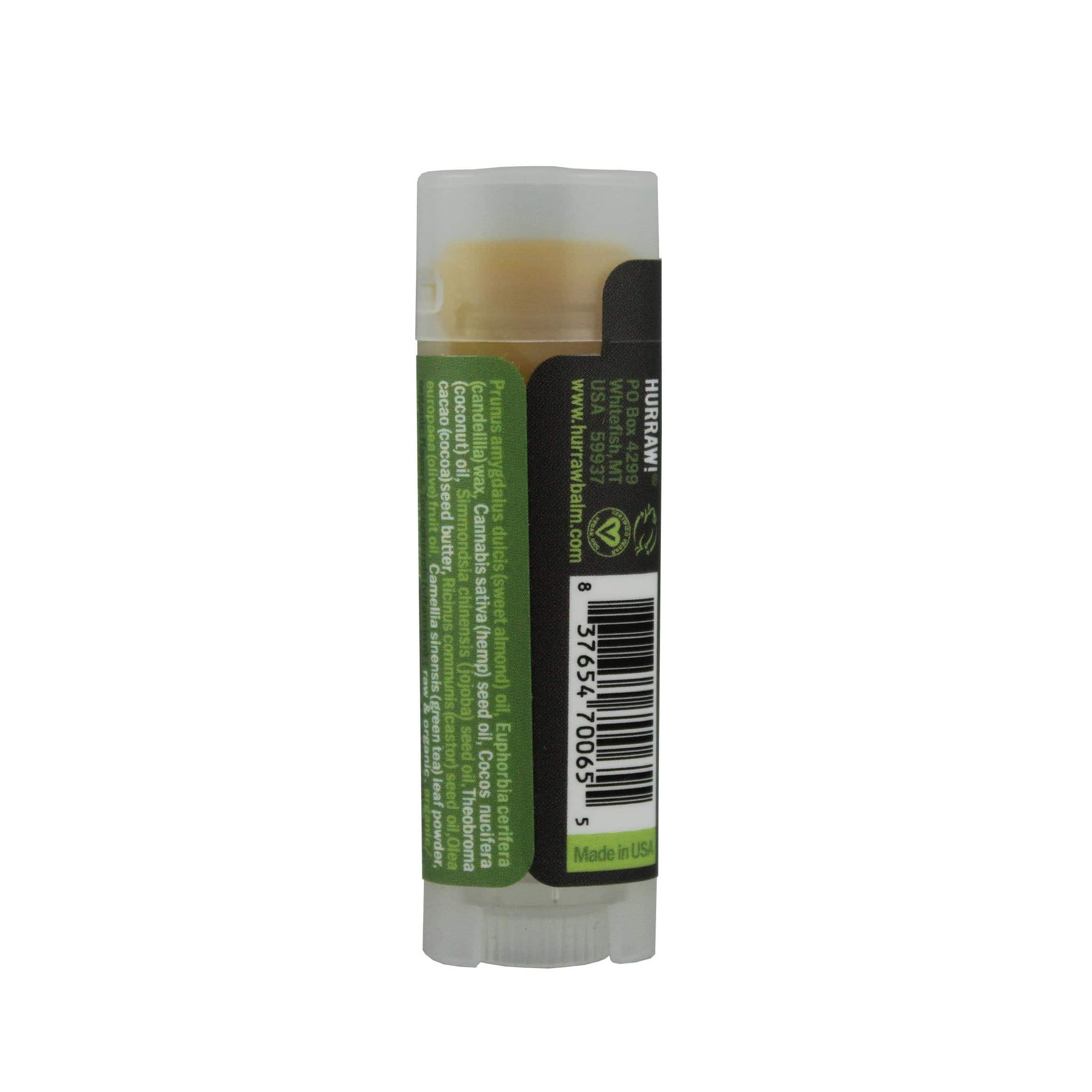 Hurraw!  Green Tea Lip Balm