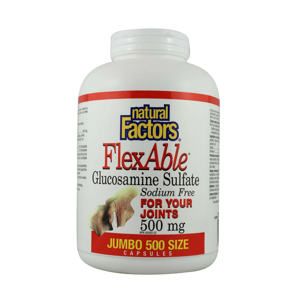 Natural Factors FlexAble Glucosamine Sulfate - Sodium Free JUMBO
