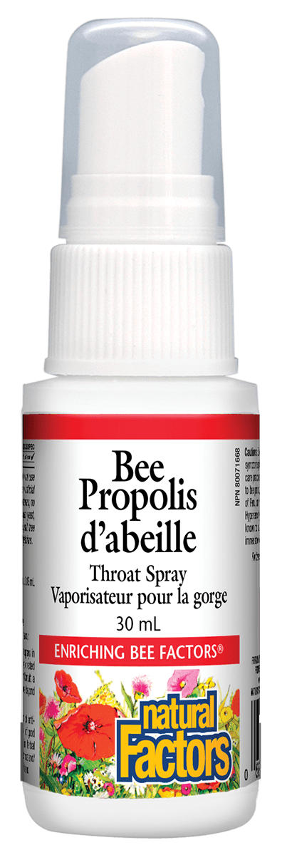 Natural Factors Bee Propolis Throat Spray 30mL