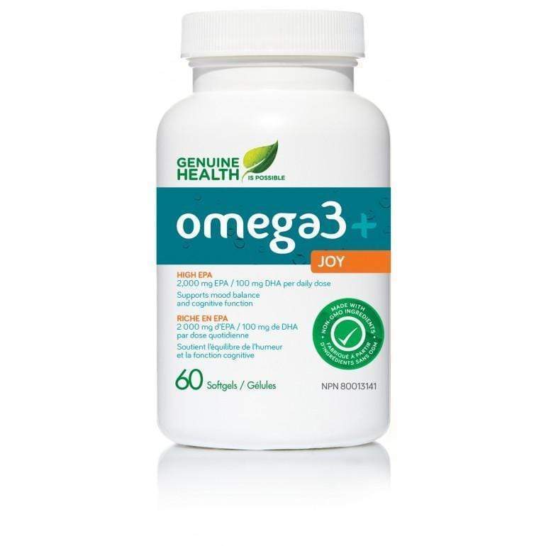 Genuine Health omega3+ joy 60 Softgels