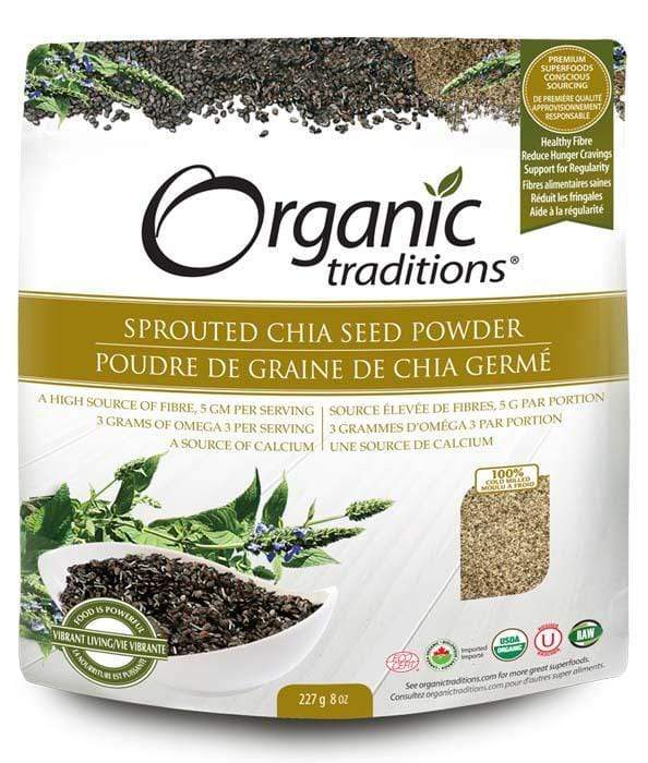 Organic Traditions Sprouted Chia Seed Powder